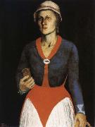 Kasimir Malevich The Portrait of artist-s wife oil painting on canvas